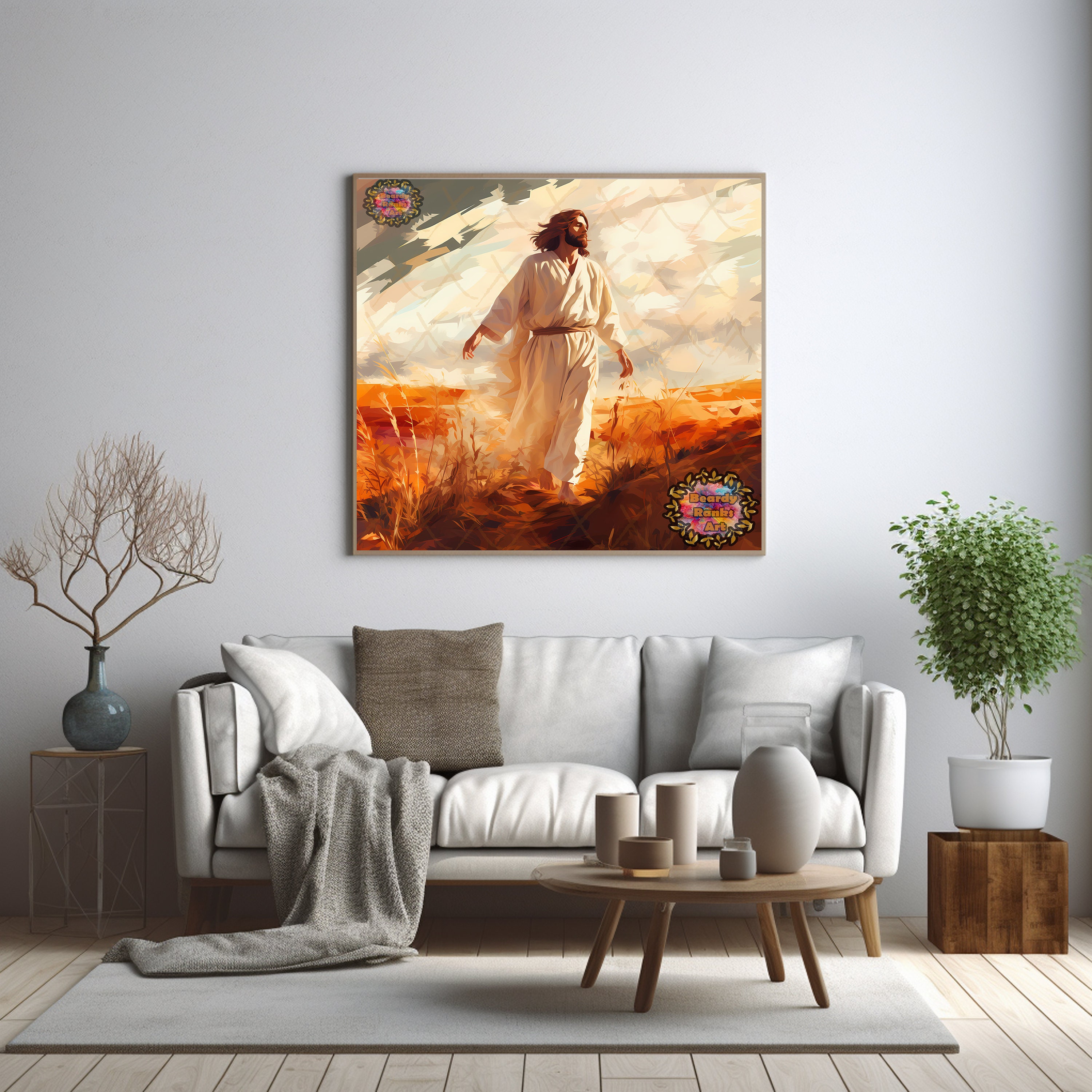 Jesus Christ Poster, Jesus Christ Wall Art, Christian Wall Art, Jesus