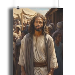 Jesus Christ Poster, Jesus Christ Wall Art, Christian Wall Art, Jesus Christ décor, Jesus Poster, Jesus Art, Jesus Painting, Religious Art,