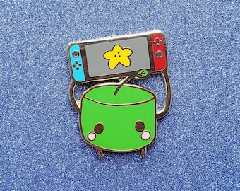 Junimo Surprise Hard Enamel Pin Badge, Game, Cute, 35mm