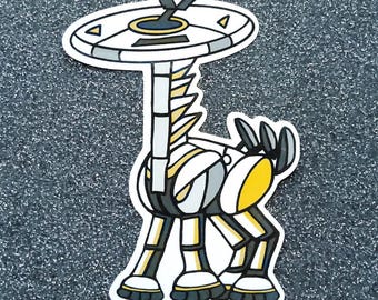 Tallneck Sticker, Glossy Coated Vinyl, Weatherproof