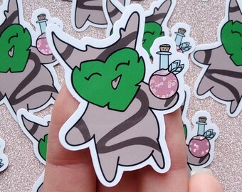 Yahaha! Glitter Sticker, Cute, Weatherproof