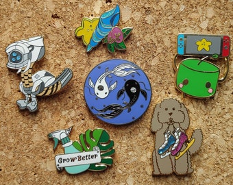 Seconds Grade Hard Enamel Pin Badge, Anime, Game, TV