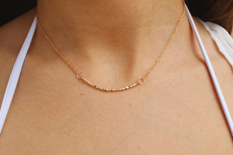 Gold Bar Necklace