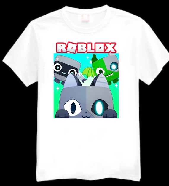 Roblox Pet Simulator X Kids Printed T-shirt Various Sizes