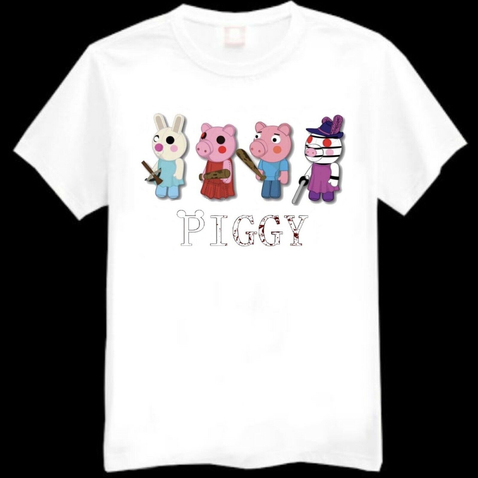 Piggy Robby Tech Specs Boys T-Shirt Black 12-13 Years