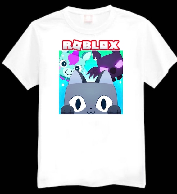 Roblox Pet Simulator X Kids Printed T-shirt Various Sizes 