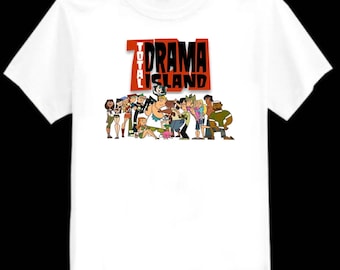 Total Drama Island Kids Printed T-Shirt Various Sizes Available