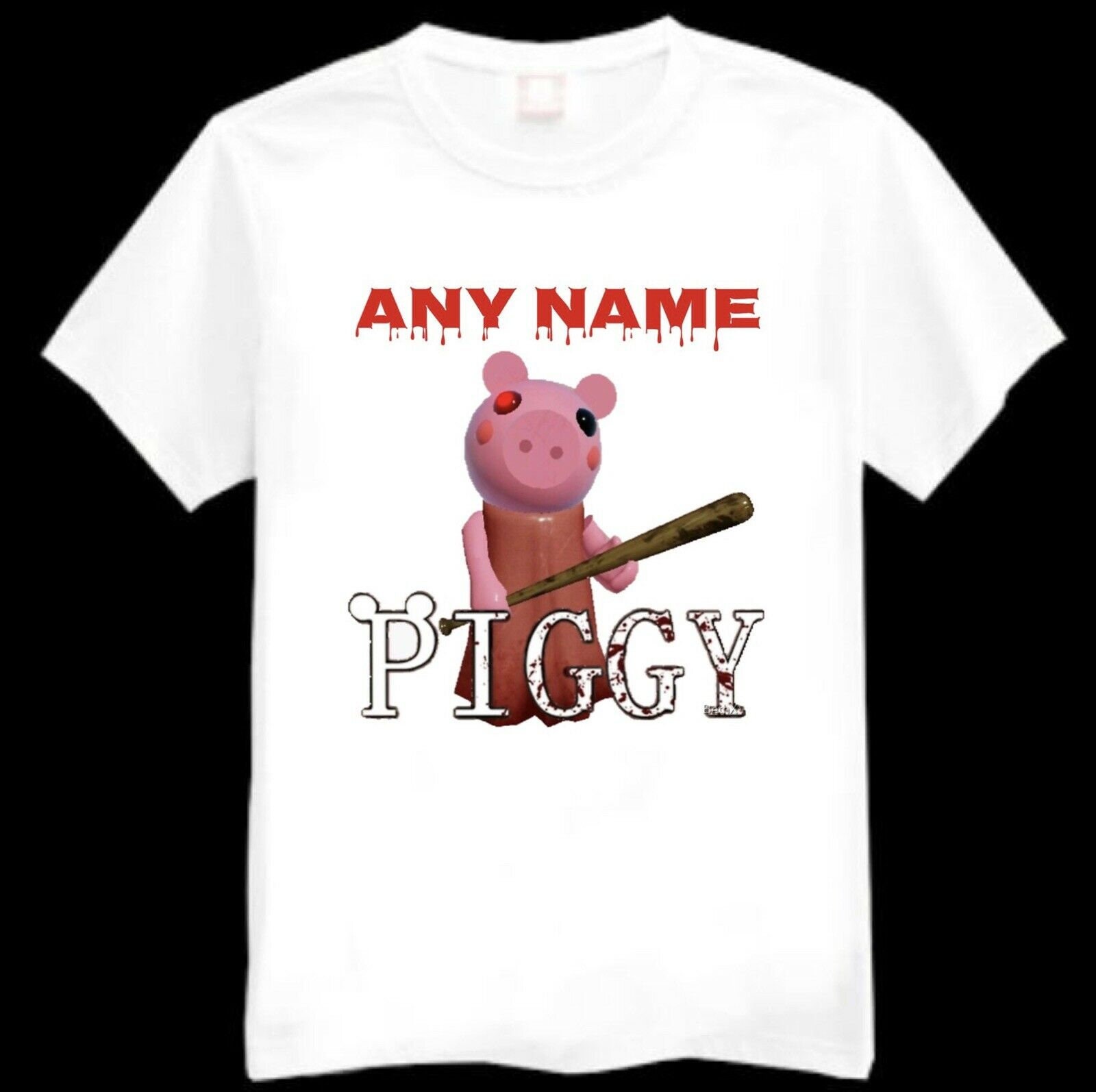 Roblox Piggy Camiseta personalizada para ninos estampada Varias tallas disponibles