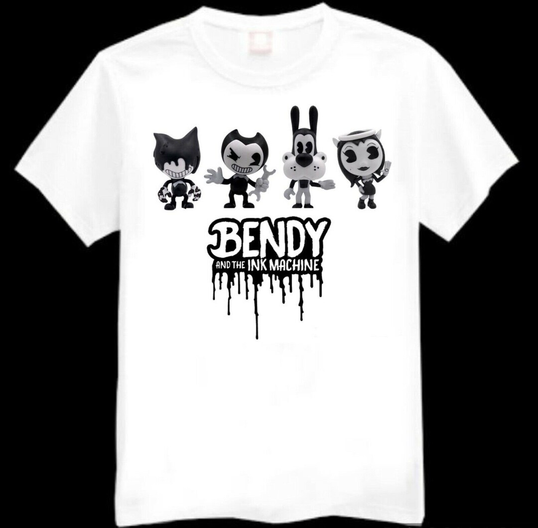 Bendy and the Ink Machine Kids Printed T-shirt Various Sizes - Etsy Canada