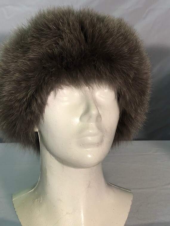 Natural Mink Fox Beaver Weave/knit Wool / Cotton Headband  display picture 1