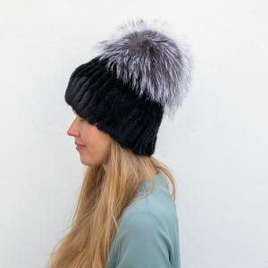 Unisex Womens Fox Beaver Natural Strechable All Size Hat Woven Strips Multicoloured Red Pink Blue Green White All Fur Royal  SAGA
