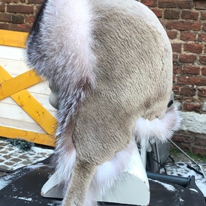 Unisex Natural Beaver Rear  Fox/ Fox Trapper’s Hats SAGA Scandinavian