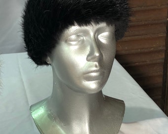 Natural Mink Fox Beaver  Weave/Knit Wool / Cotton Headband Women’s  Fur Royal  SAGA opaska
