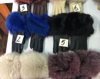 Real  Gloves Sheepskin Inwards () Women’s  Fur Royal  SAGA