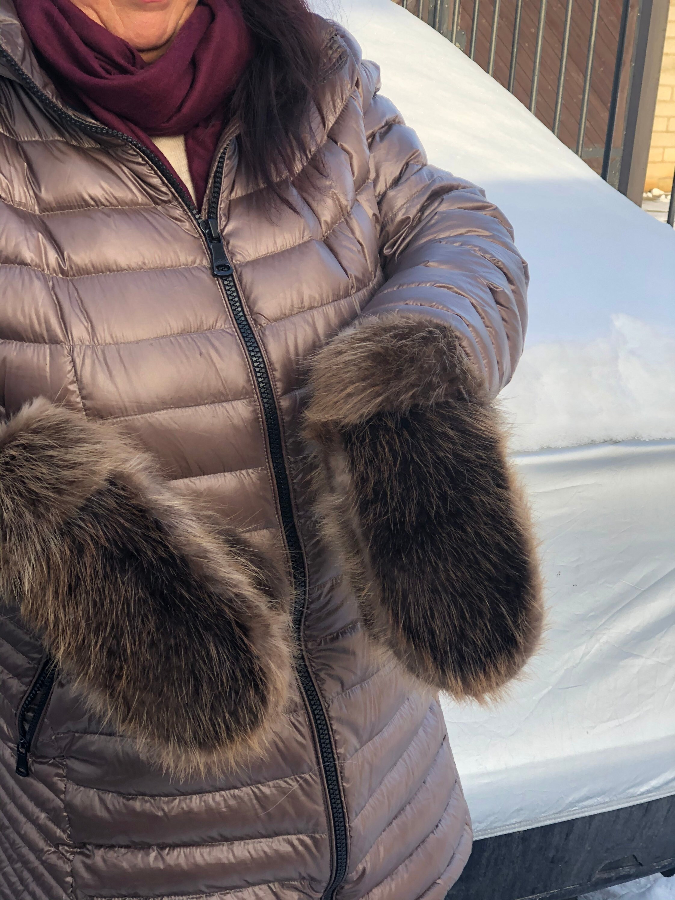 Womens Beaver Double inner and Outer Gloves Super Warm Fur Etsy UK