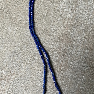 Micro-Facettes Lapis 2mm Ronds 12,75 pouces brin