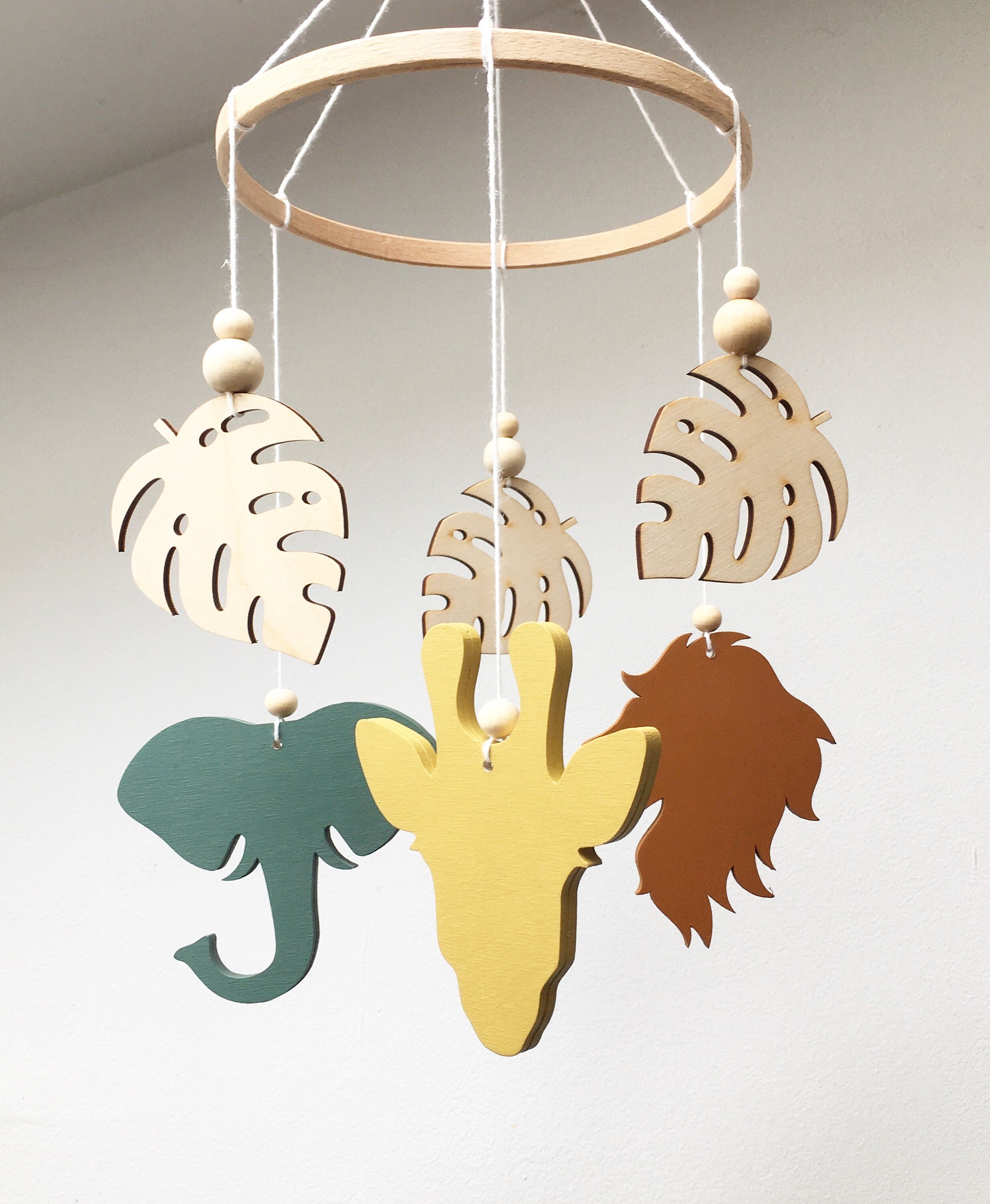 Mobile Enfant Animaux Savane, Déco Chambre Safari