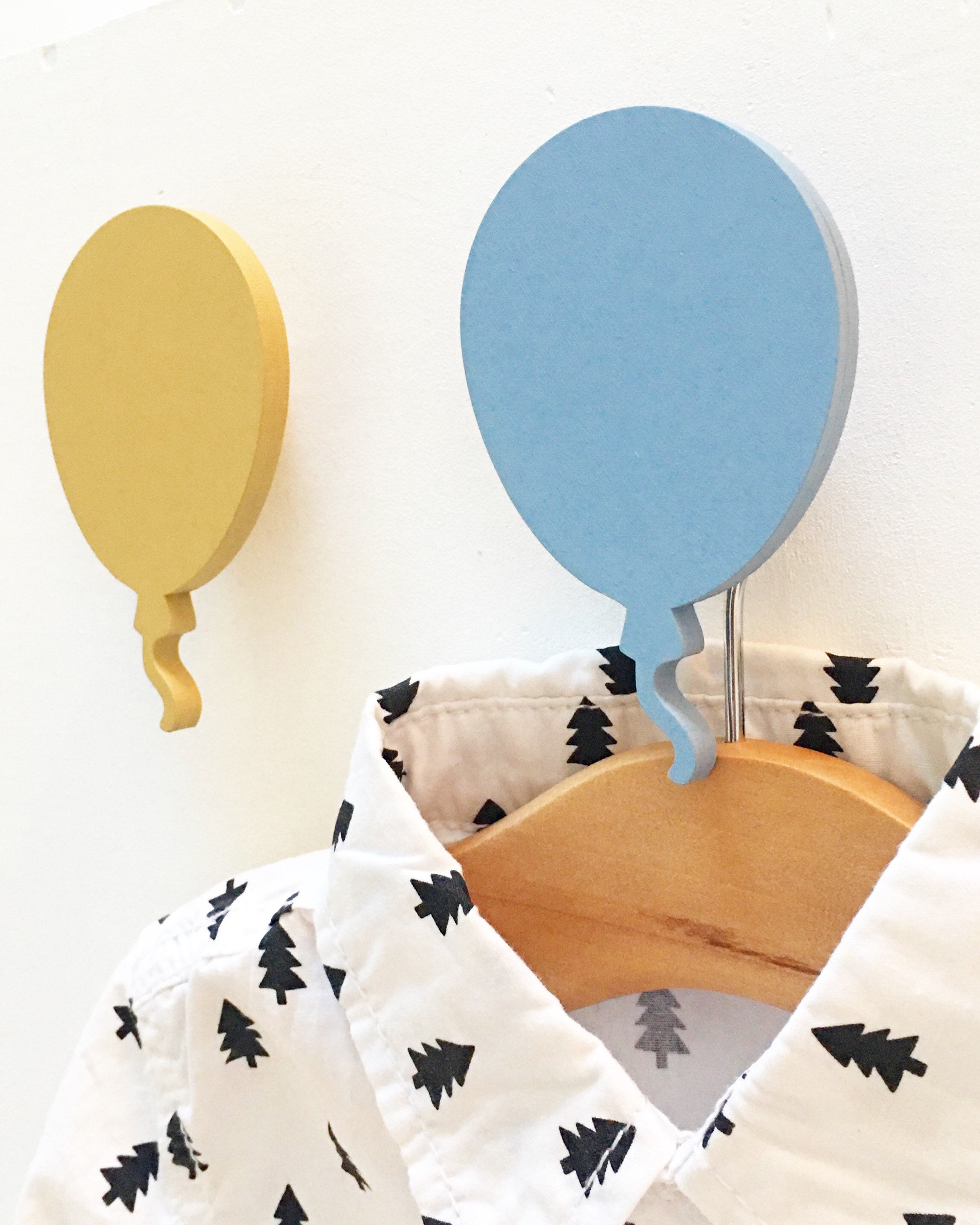 Patères Chambre Enfant, Porte Manteau, Déco Ballon