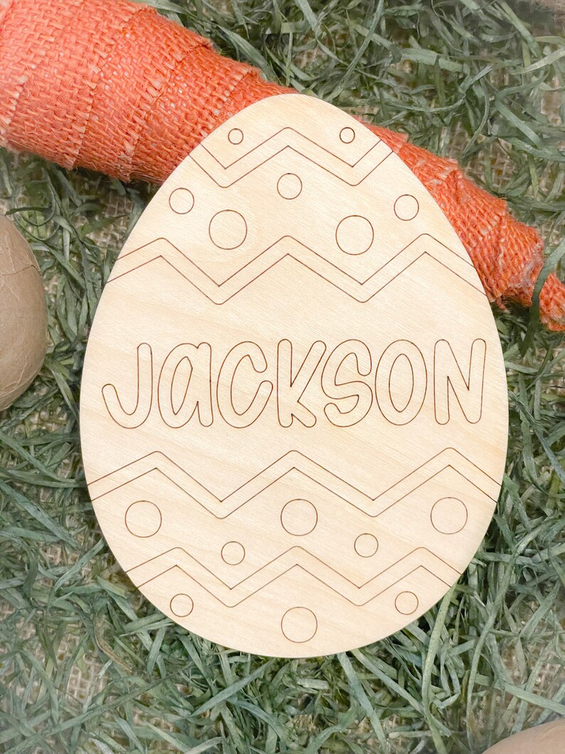 DOITOOL 20Pcs Unfinished Wooden Eggs Unpainted Craft