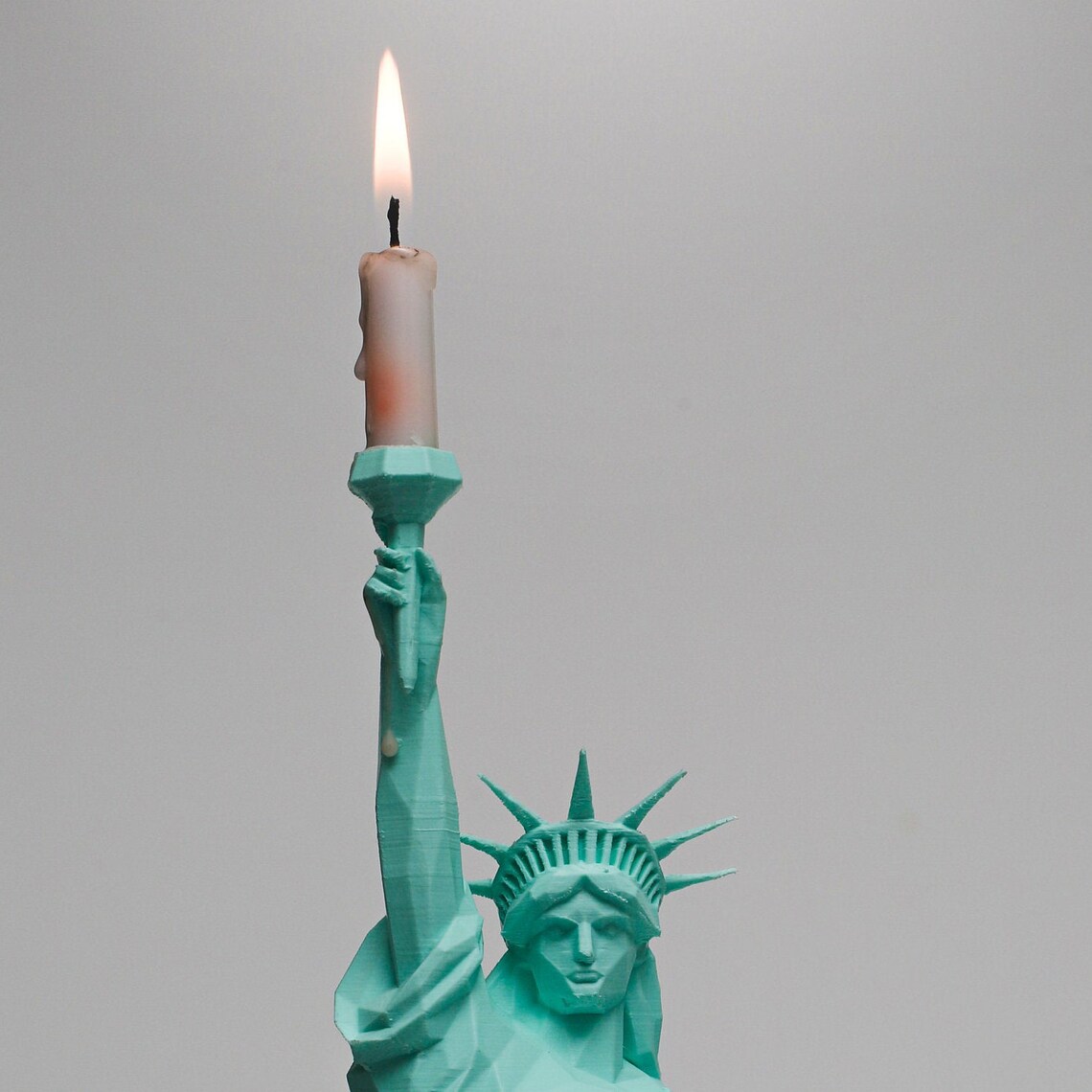 14 Statue of Liberty Candle Birthday Decoration 3D Printed Custom Message Etsy