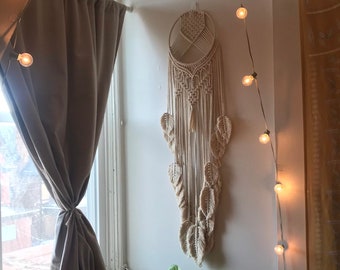 Woven Dreamcatcher | Macrame Decor | Boho Wall Hanging | Unique & Handmade