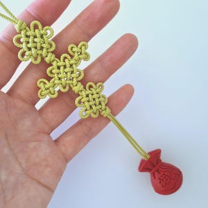 Maedeup Key-ring KeyChain Detailed Korea Knots Kstyle Accessories Good Lucky Charm Braided Craft