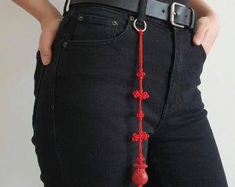 Arirang inspired Lucky bag Charm Norigae KeyChain Korean Accessories