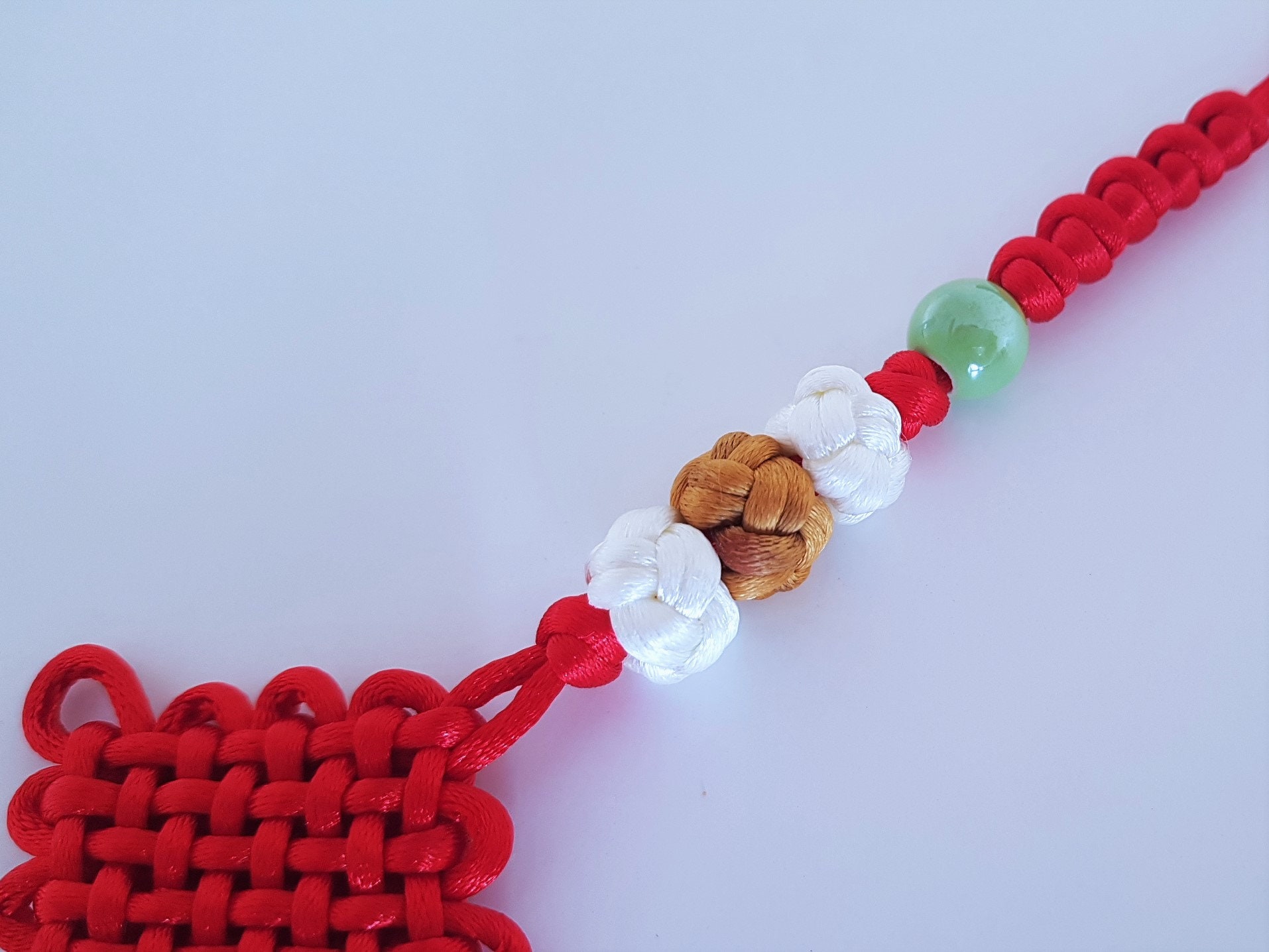 Lucky Charm Key Ring Korean Traditional Handmade Ornaments Etsy