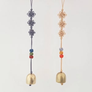 Korean Maedeup Knots Bell Home Decor Good Luck Ringing Hanging Bells House Warming Gift Peace Therapy