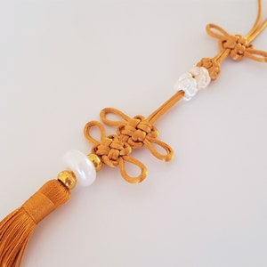 Kpop demon hunters Maedeup Hanbok Norigae Korean Traditional Knots Handmade Ornaments Tassel Hand Craft