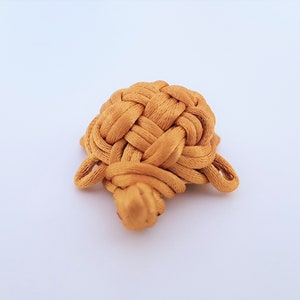 Golden Turtle Maedeup Handmade Korean Knots Accessories lucky Charm Good Luck Keyring Keychain