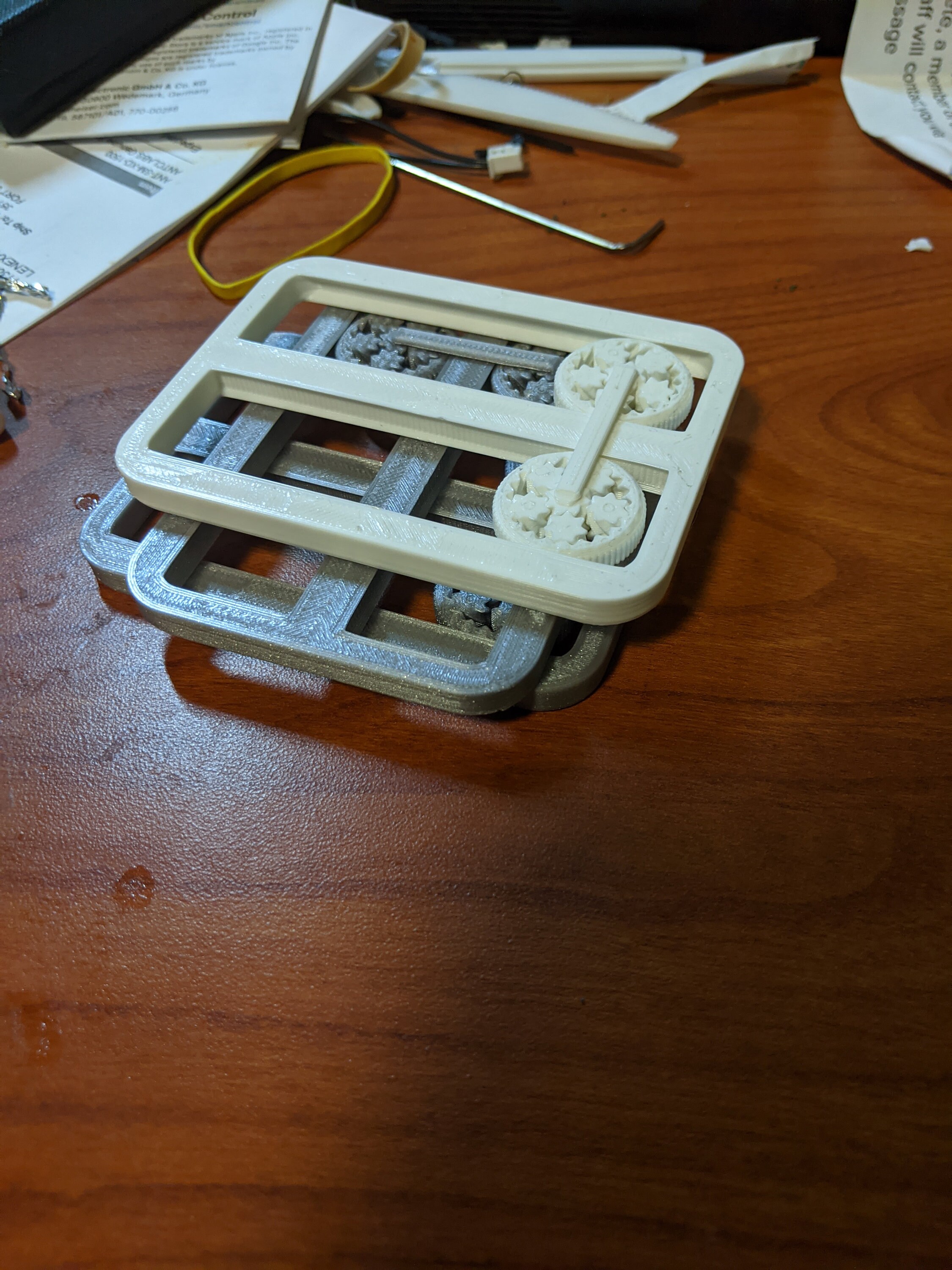 Spinning gear slider fidget toy Etsy