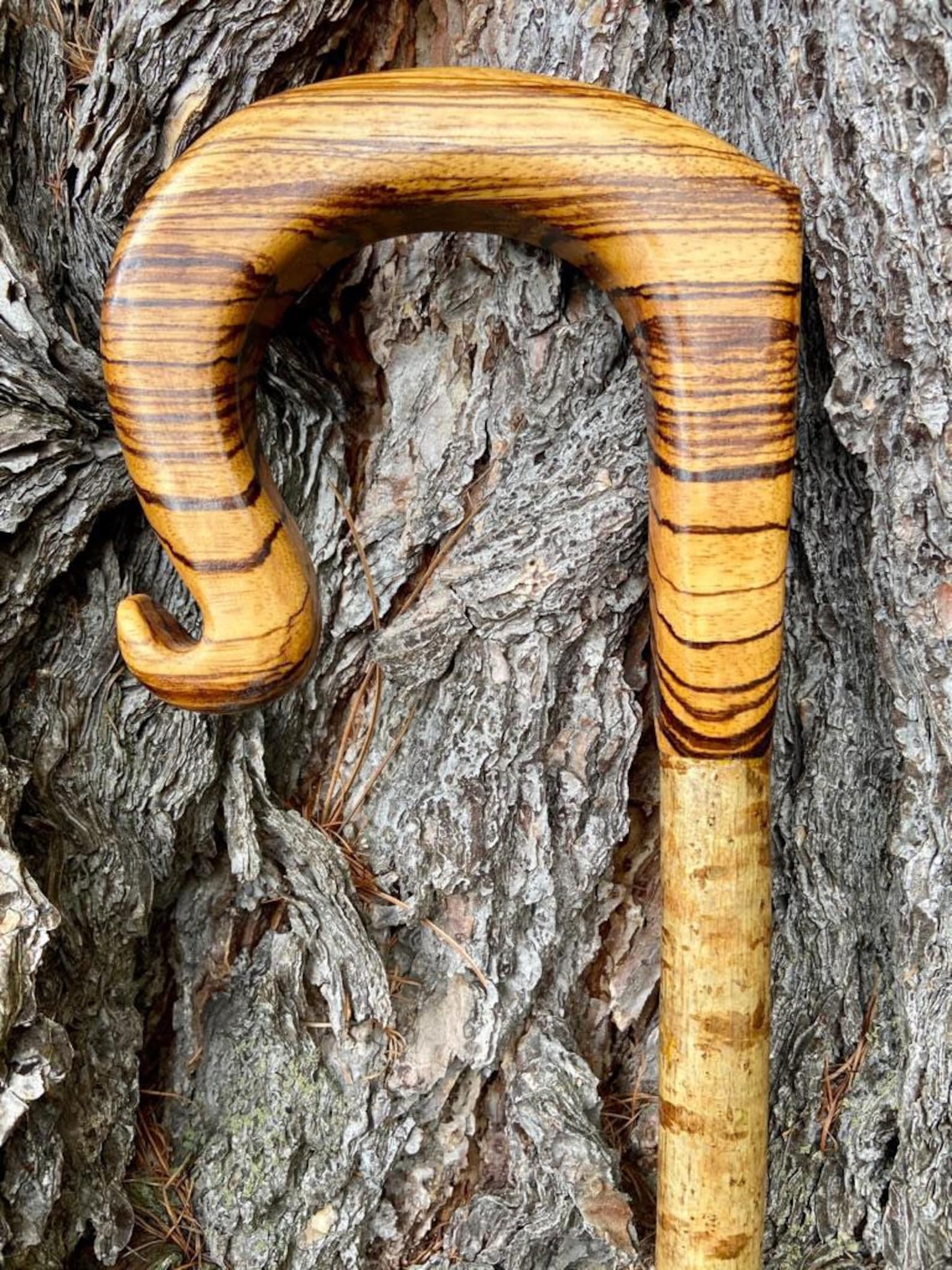 Shepherds Crook Walking Staff / Stick Etsy