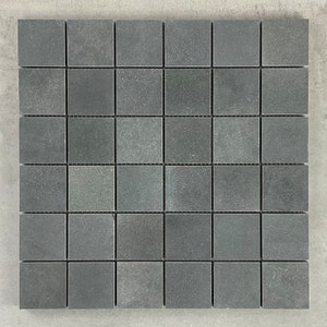Honed Basalt Marble 2&quot; x 2&quot; Mosaic Tile - EST000AB17