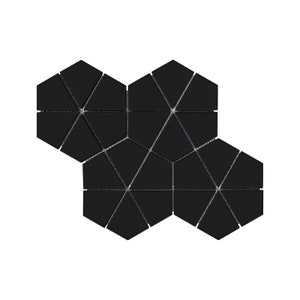 Retro Black Diamond Porcelain Tiles - EST000PD2