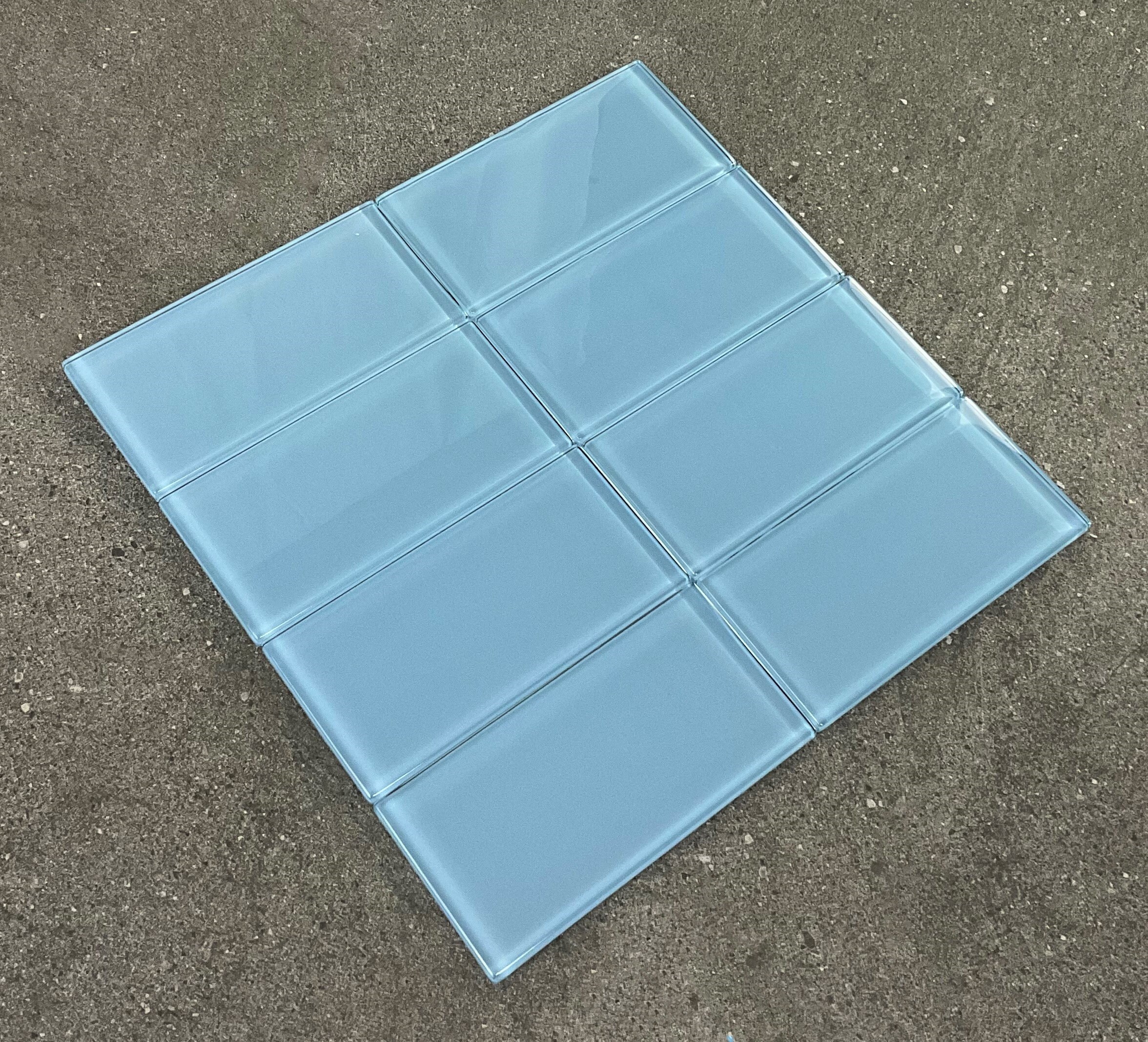 glass subway tile 3x6