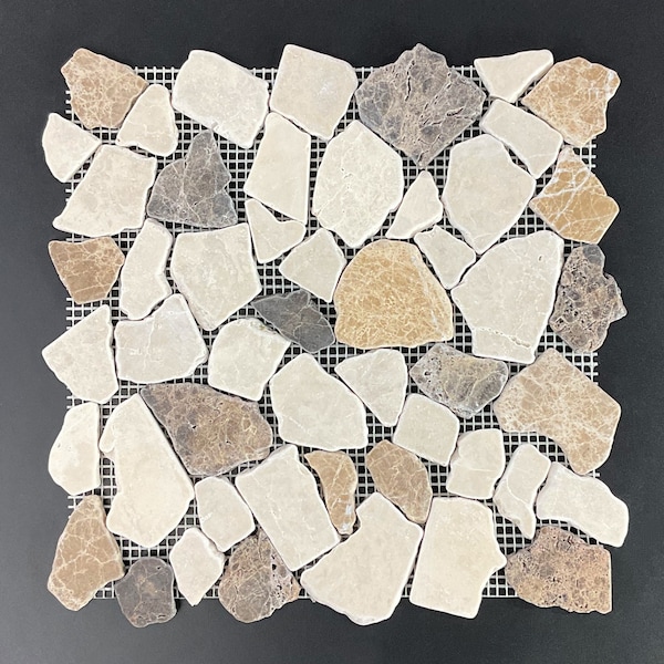 Natural Stone Pebble Mosaic Tile - EST000PB6