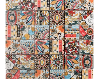 2" x 2" Inkjet Marble Mosaic Tile - EST000GIN1