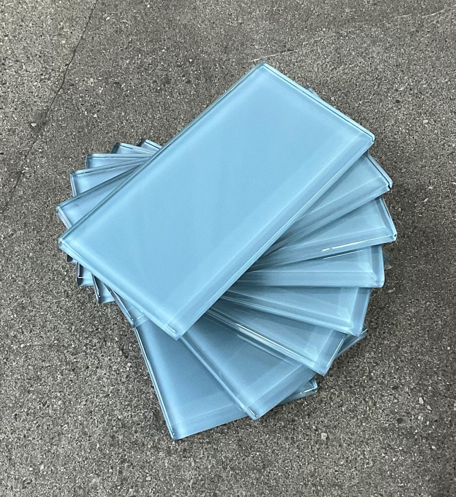 glass subway tile 3x6