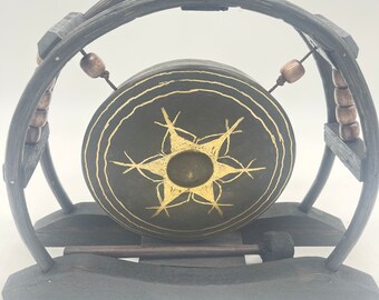 Iron and Brass Thai Gong (6 Inch), “Thai Harmony”