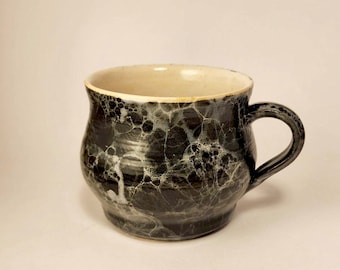 Smoky Bubble Glazed Mugs