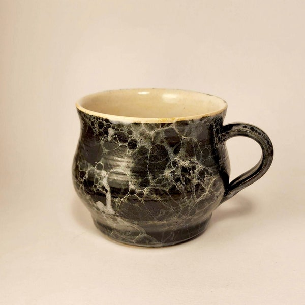 Smoky Bubble Glazed Mugs