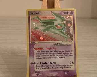 custom card orica Espeon / Mentali / Pisiana GoldStar cosmo holo fanart