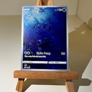 aangepaste kaart orica nieuwe BLASTOISE volledige kunst fan art cosmo holo #2