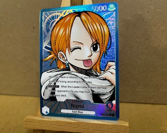 custom fan art card orica Leader NAMI fullart relief effects