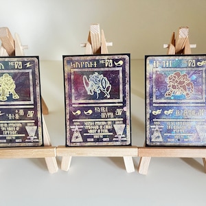 cartão personalizado Ancient Entei Suicune Raikou cosmo holo fanart
