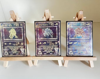 custom card Ancient Entei Suicune Raikou cosmo holo fanart