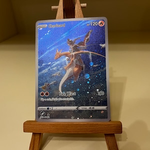 carte personnalisée orica nouveau CHARIZARD/ GLURAK / Dracaufeu full art fan art cosmo holo #2