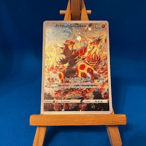 individuelle Karte Orica Primal GROUDON voller Kunst Cosmo Holo Fanart