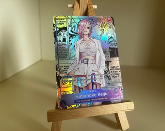 custom fan art card orica Leader MANGA VISMOKE REIJU fullart relief effects
